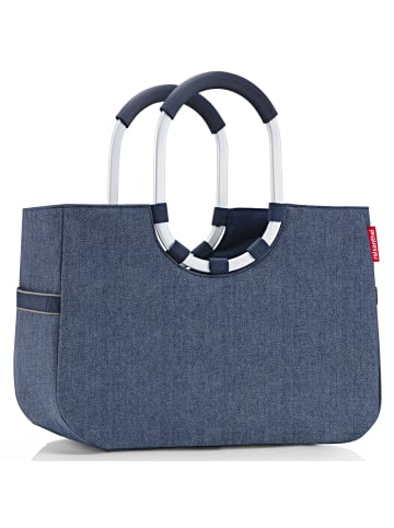 Reisenthel Loopshopper L Shopper Tasche 46 cm in herringbone dark blue