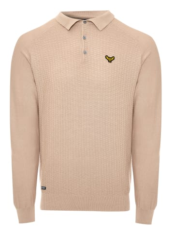 Threadbare Langarmshirt Thorton in Stone