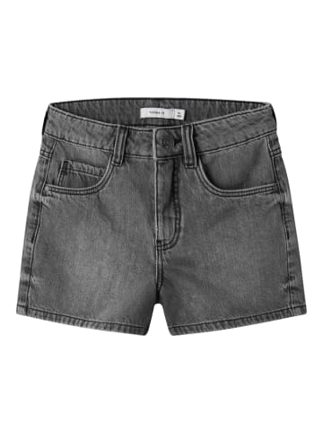 name it Nkfrose High Waist Jeans-Shorts in medium grey denim