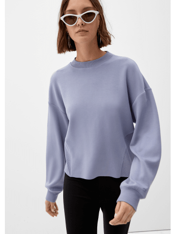 QS Sweatshirt langarm in Blau