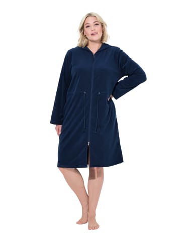Ulla Popken Bademantel in nachtblau