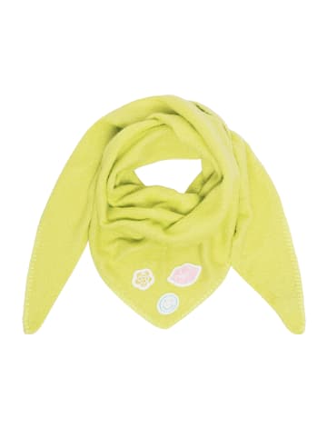 CARTOON Winterschal mit Applikation in Neon Yellow