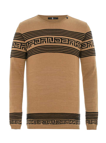 Cipo & Baxx Strickpullover in CAMEL