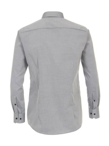 Venti Langarm FreizeitHemd für Herren in silber