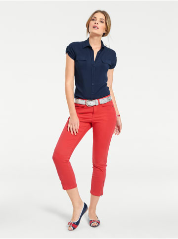 Heine Kurzarm-Bluse in marine