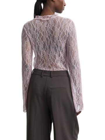 comma Langarmshirt in rosa