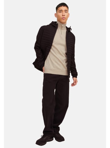 Jack & Jones Troyer Emil Knit in Oatmeal melange
