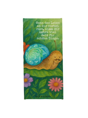 Mr. & Mrs. Panda Handtuch Schnecke Sir Design mit Spruch in Weiß