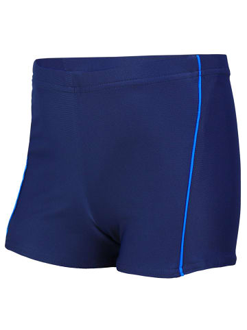 Aquarti Jungen Badehose Gestreift mit Motiven in blau Modell 1