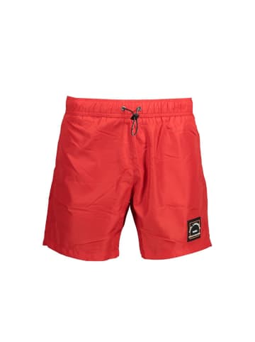 Karl Lagerfeld Rote Polyester-Badeshorts