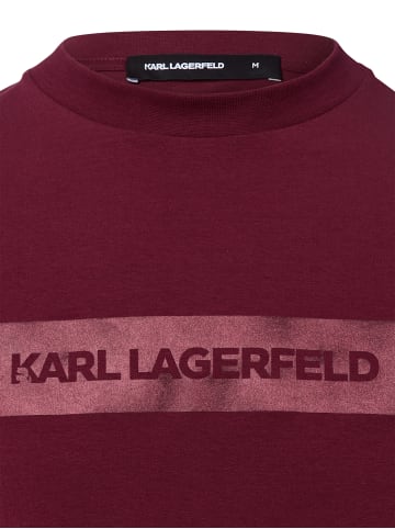 Karl Lagerfeld T-Shirt in bordeaux