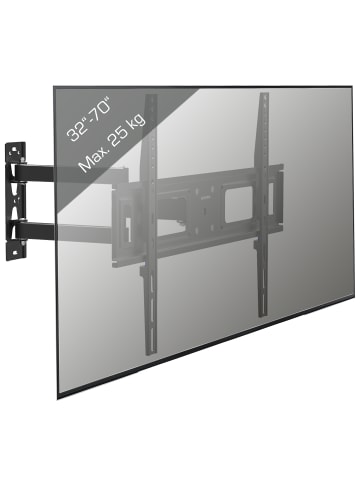 VCM  TV Wandhalterung Halter ausziehbar neigbar B-SN600 in Schwarz