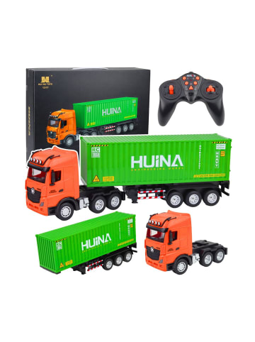 Wisam® RC-Ferngesteuerter LKW mit Container, HUINA, Licht