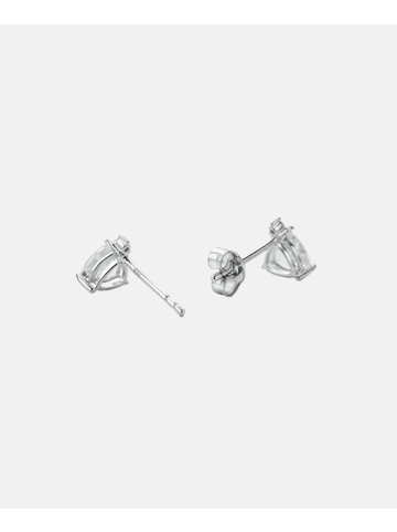 Diamant L'éternel Ohrringe aus 375 Weißgold mit Diamant mit Aquamarin