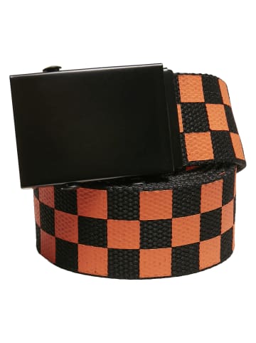 Urban Classics Belts in black/orange