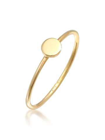 Elli Ring 375 Gelbgold Geo, Plättchen in Gold