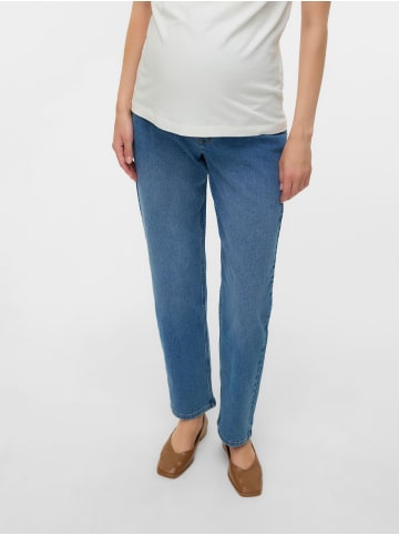 mama licious Umstandsjeans mit Straight Fit in Medium Blue Denim