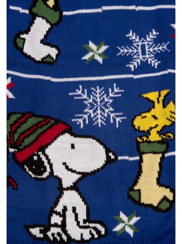 Snoopy The Peanuts Winterpullover - Snoopy in blau