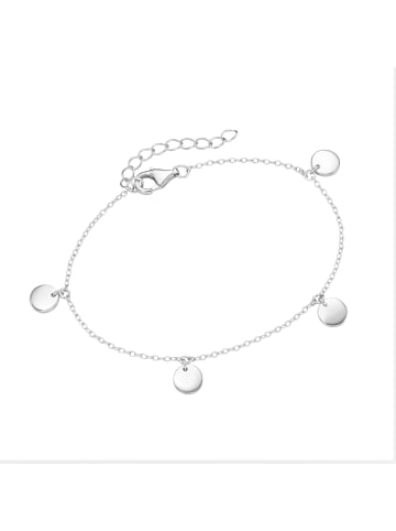 Smart Jewel Armband Mit Plättchen in Silber