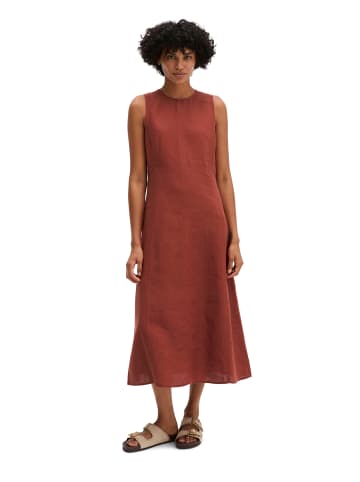 Marc O'Polo Leinenkleid shaped in Tall Poppy