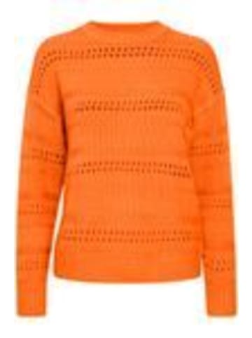 b. young BYOTINKA POINTELLE JUMPER - KNIT Loose fit in Orangeade
