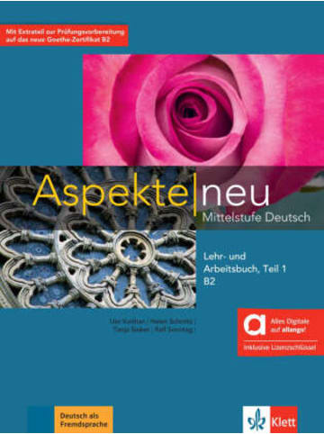 Klett Verlag Buch - Aspekte neu B2 Teil 1 - Hybride Ausgabe allango, m. 1 Beilage