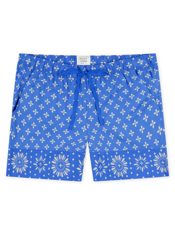 Schiesser Pyjamashorts Mix & Relax Web in aquarium