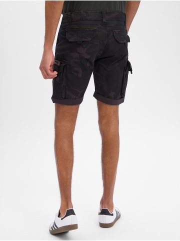 Alpha Industries Cargo-Shorts Crew Short Camo in anthrazit tanne - 0001