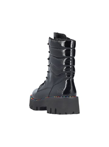 rieker Largo-Lederschnürstiefel Schwarz