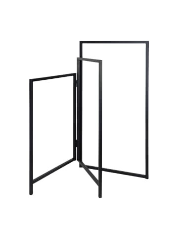 relaxdays Handtuchhalter in Schwarz - (B) 44 x (H)80 cm