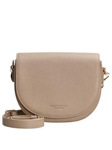 Seidenfelt Nelma Saddle - Umhängetasche (black) in warm beige