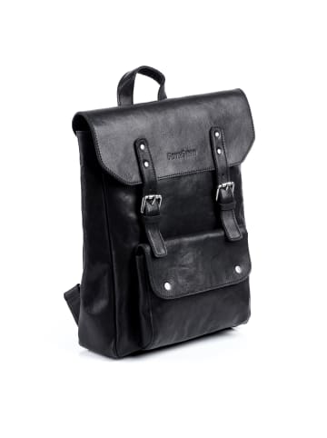 FEYNSINN Leder-Rucksack Leder Backpack Unisex PHOENIX in schwarz