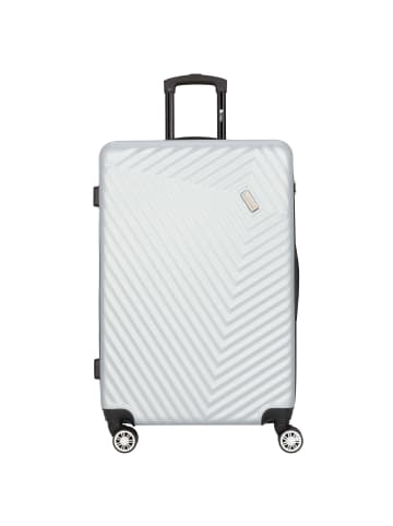 mano Don Carlo 4-Rollen Trolley 77 cm in silber