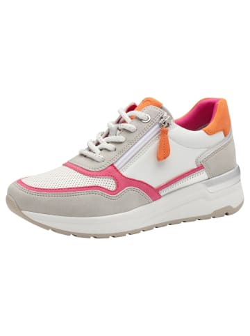 Marco Tozzi Sneaker in WHITE/ORANGE