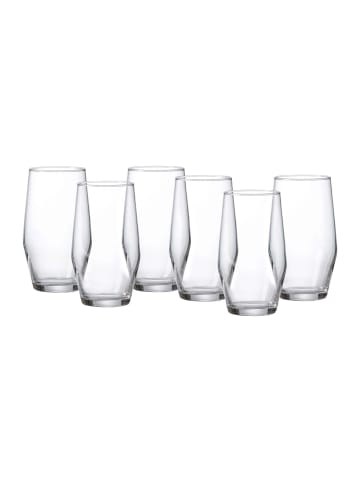 Ritzenhoff & Breker 6er Set Longdrinkgläser Salsa 370 ml in transparent