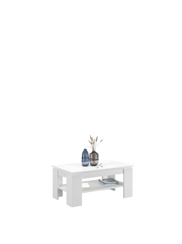 xonox.home Couchtisch  (B/H/T: 100x45x60 cm) in weiß