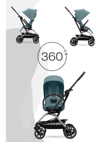 Cybex Cybex Eezy S Twist+2 Buggy - Farbe: Stormy Blue / Gestell Taupe