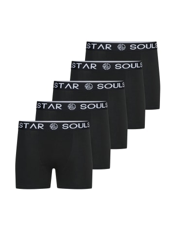 SOUL STAR Boxershorts - MUBOXER5 in Black_Black_Black