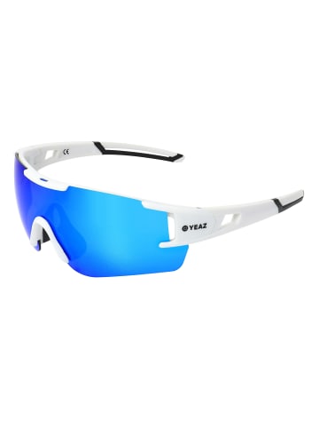 YEAZ SUNBLOW sport-sonnenbrille bright white/blue in blau