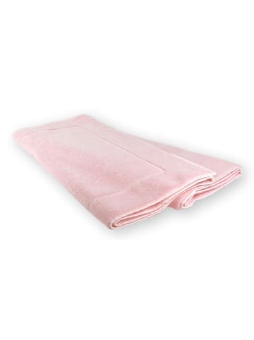 Framsohn 2er Set: Zwirnfrottier Badematte "Easy" in Rosa (L) 70 x (B) 50 cm
