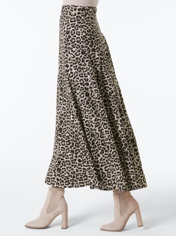 creation L Modal-Rock in elfenbein-schwarz-bedruckt