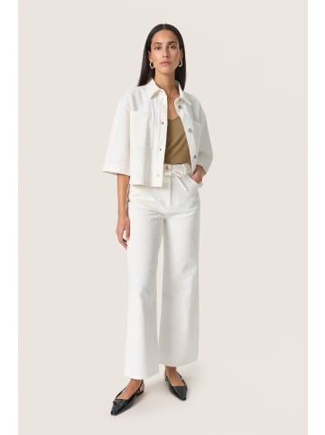 Soaked in Luxury Jeanshemd SLVelma in Broken White