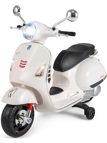 COSTWAY Kinder Motorrad Elektrisch 3-6 Jahren in Beige