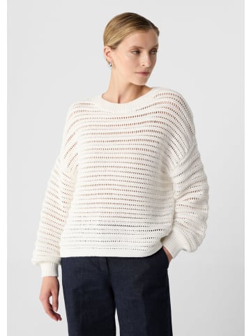 comma Strickpullover in 0120_weiß