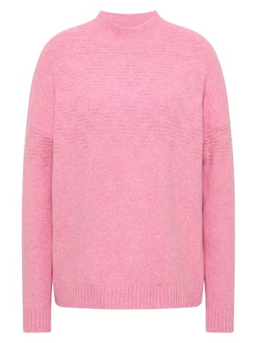 Cecil Cosy jacquard turtle in Dark Blossom Melange
