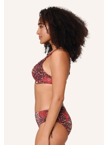 Linga Dore top Bikini in Leopard flower