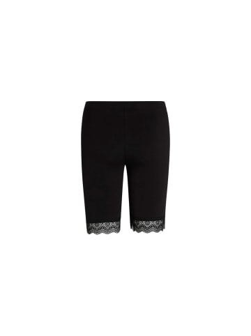 Noa Noa Leggings Kurz mit Spitze AlmaNN in Black