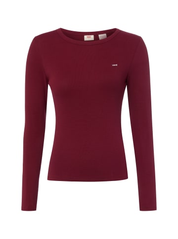 Levi´s Langarmshirt in bordeaux