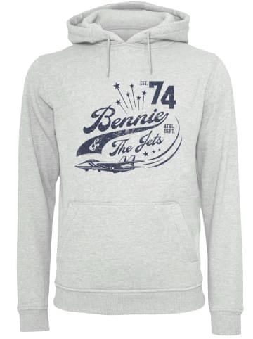 F4NT4STIC Hoodie Elton John Bennie And The Jets in grau meliert