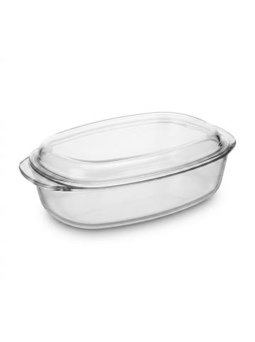 relaxdays Auflaufform in Transparent - 4,5 l